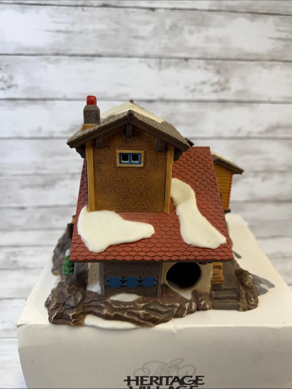Department 56 BERNHARDINER HÜNDCHEN Alpine village series Christmas 1997